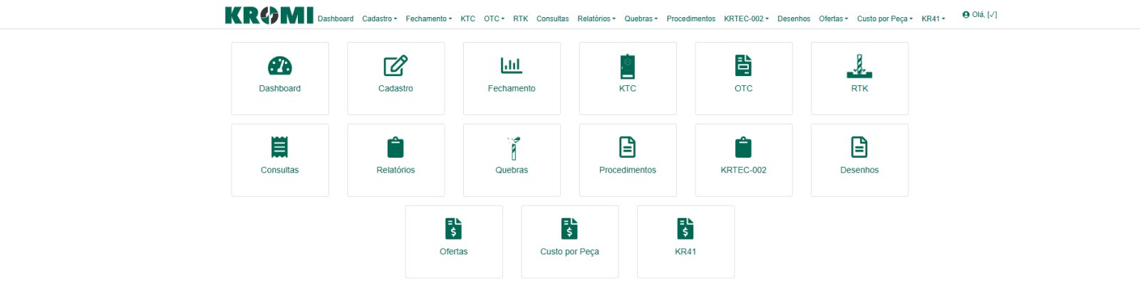 Portal Kromi — Diversas funcionalidades e relatórios: todo o suporte ao cliente, com os dados na palma da mão.